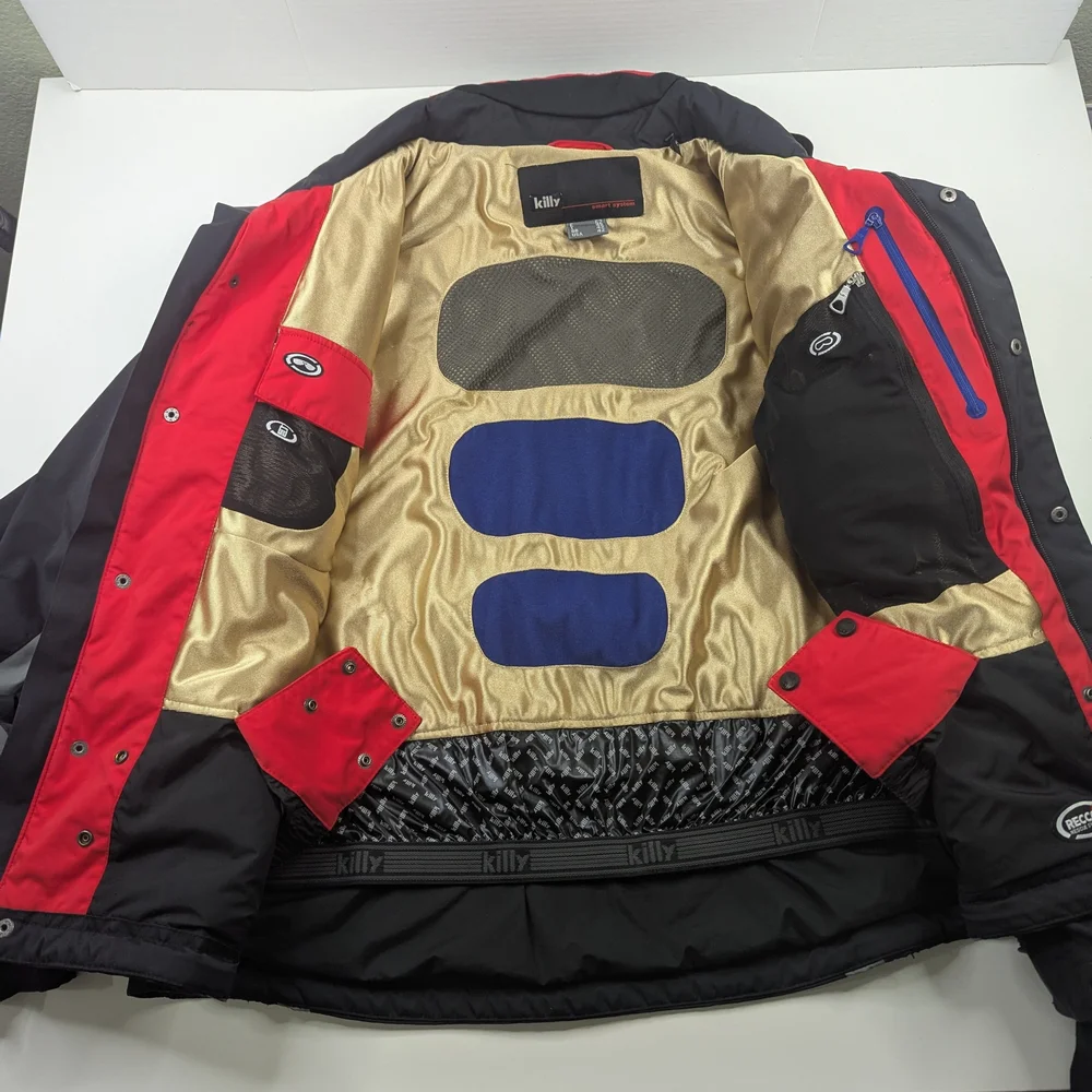 Killy Smart System Ski/Snowboard Jacket Black, Red, Grey Men's 42‎ - Picture 7 of 15
